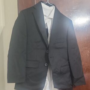 Boy's Three Piece Black Suit